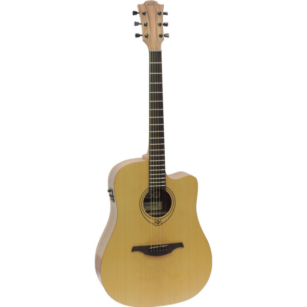 Violão Lag Folk Aço Elétrico T-44dce