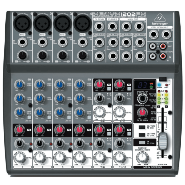 Mesa De Som Analógica Xenyx 1202-FX - Behringer
