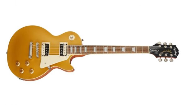 Epiphone Les Paul Classic Worn Metallic Gold - Image 3