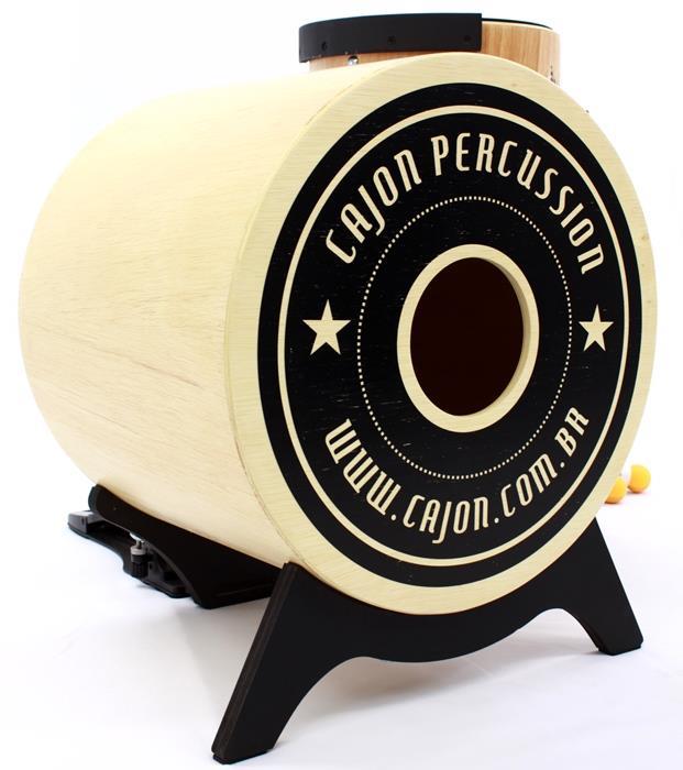 Bateria Cajón Percussion Bateron BBCX500 com Bumbo 18'' - Image 2