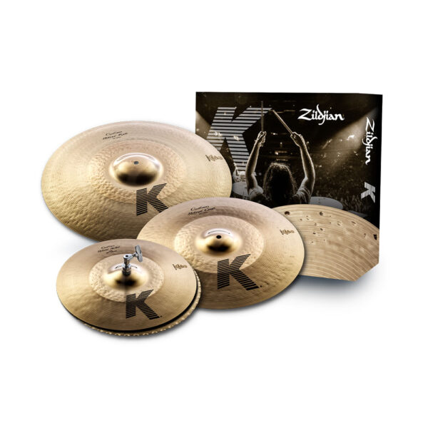 Pratos 14.1/4hh+17crash+21ride K Custom Hybrid Series Kch390 Zildjian