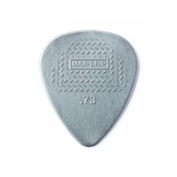 Palheta Maxgrip Nylon 0.73mm Cinza Pct C/12 449p.73 Dunlop