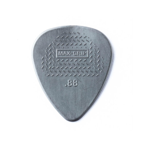 Palheta Maxgrip Nylon 0.88mm Dunlop Cinza Pct C/12 449p.88 Dunlop
