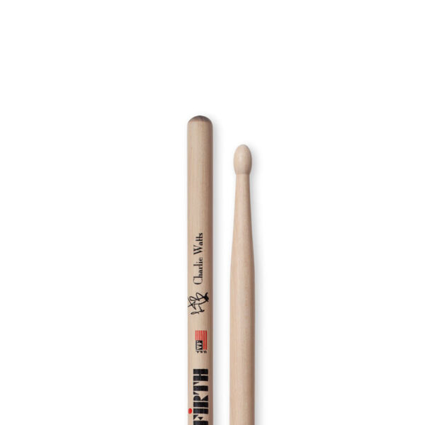 Baqueta Charles Watts Ponta De Madeira Scw Vic Firth