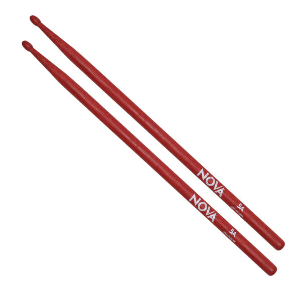 Baqueta Nova Vermelha 5a Ponta De Madeira N5ar Vic Firth