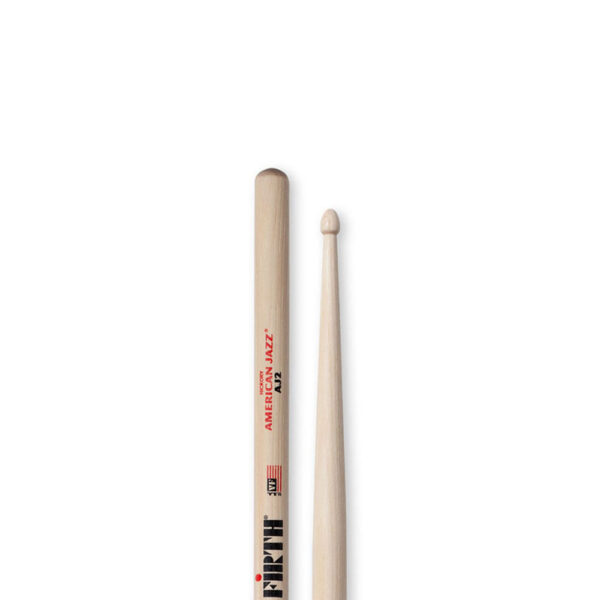 Baqueta American Jazz 2 Ponta De Madeira Aj2 Vic Firth
