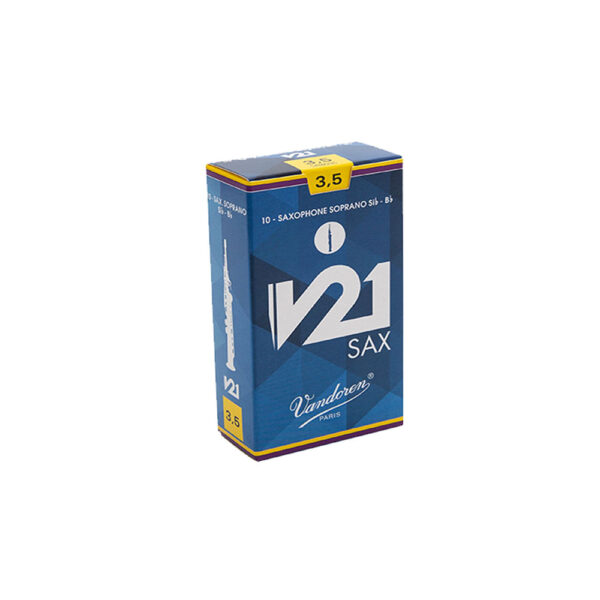 Palheta V21 3,5 P/ Sax Soprano Cx C/10 Sr8035 Vandoren
