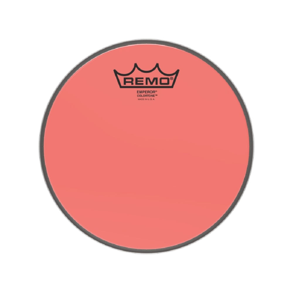 Pele 8 Pol Emperor Colortone Transparente Vermelha Be-0308-ct-rd Remo