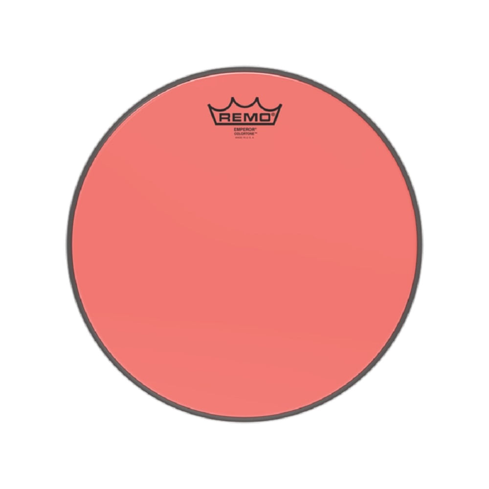 Pele 12 Pol Emperor Colortone Transparente Vermelha Be-0312-ct-rd Remo