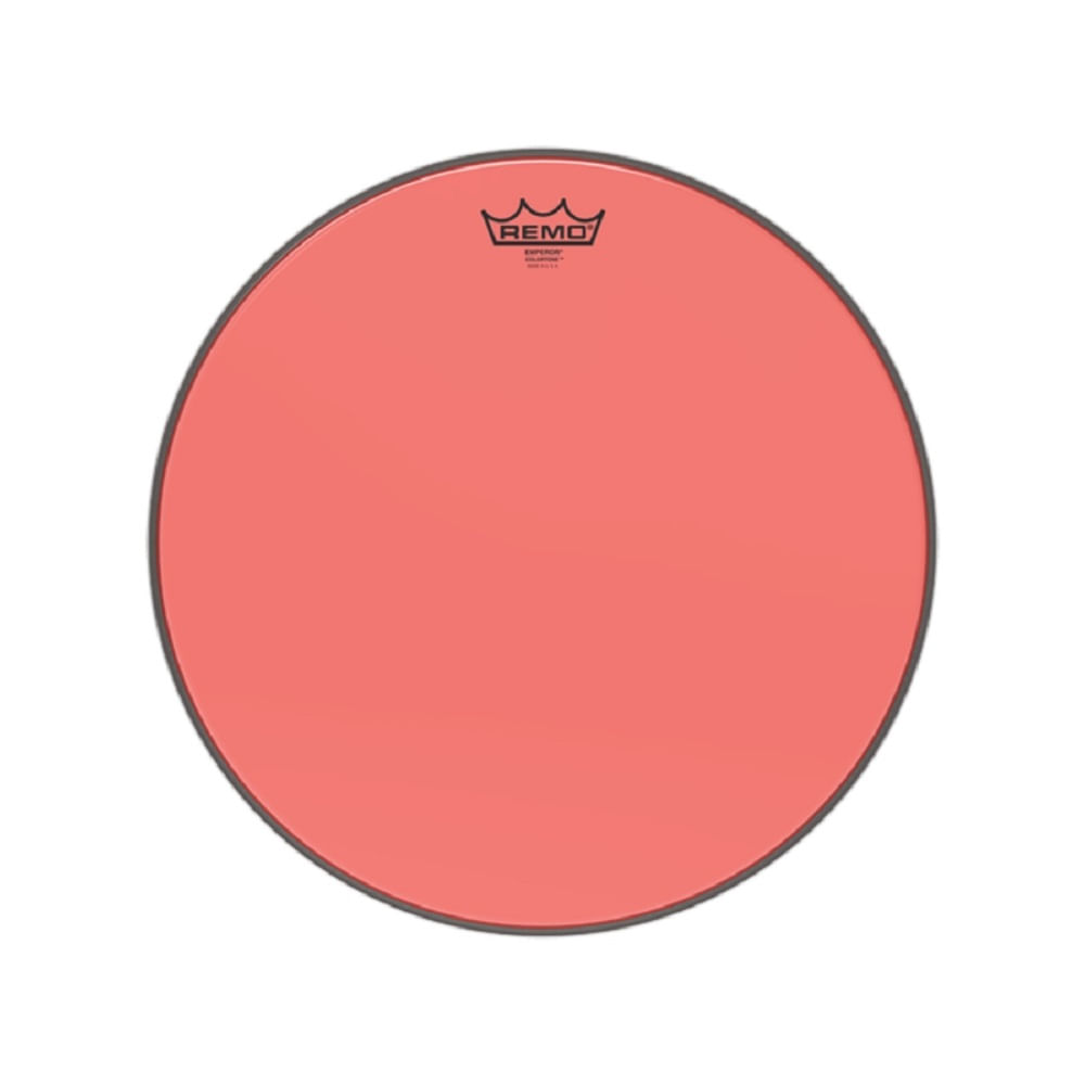 Pele 16 Pol Emperor Colortone Transparente Vermelha Be-0316-ct-rd Remo