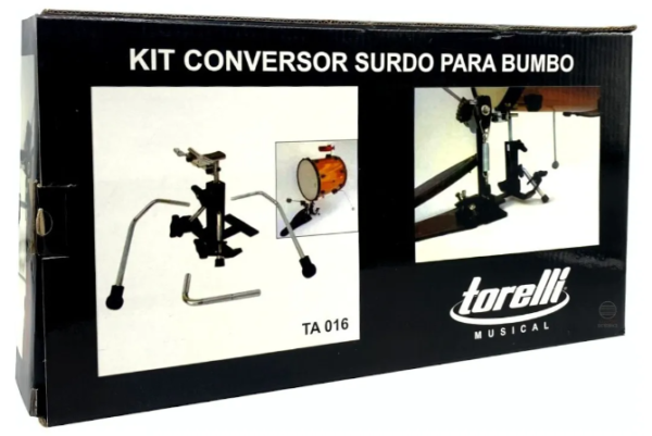 KIT CONVERSOR DE SURDO PARA BUMBO TORELLI TA 016