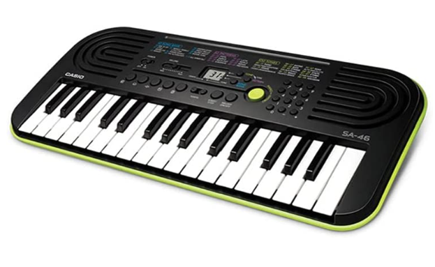 Teclado Infantil Casio SA-46 para Estudantes e Iniciantes - Koala Music