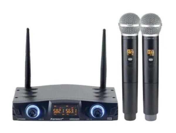 MICROFONE S/FIO KARSECT KRD200DM DUPLO MAO - Image 2