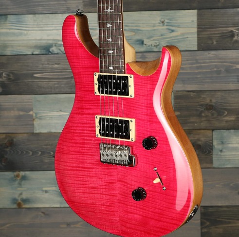 GUITARRA PRS SE CUSTOM 24 - BONNIE PINK NATURAL BLACK - Image 4