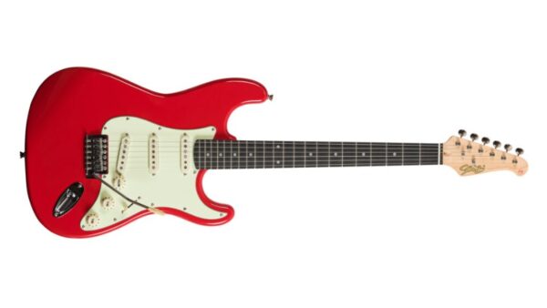 GUITARRA ELET SEIZI VINTAGE SHINOBI SSS - FIESTA RED