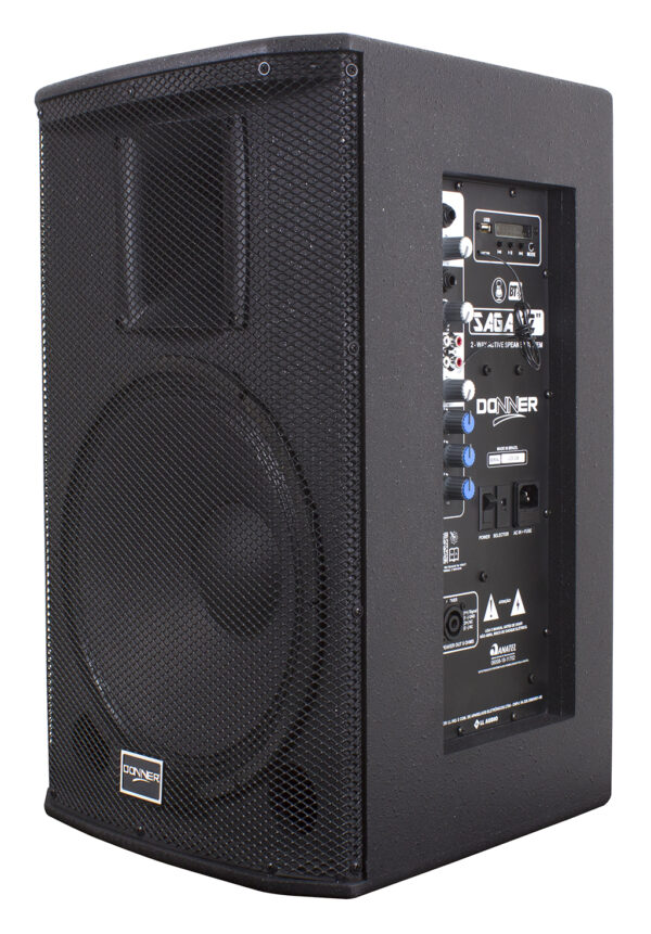 CAIXA DE SOM ACUSTICA SAGA 12A PT 150W - Image 2