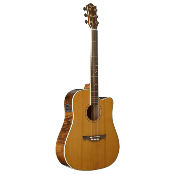 VIOLÃO FOLK EQ AÇO T/CEDRO SOLIDO  FS-200 NT TAGIMA C/ BAG