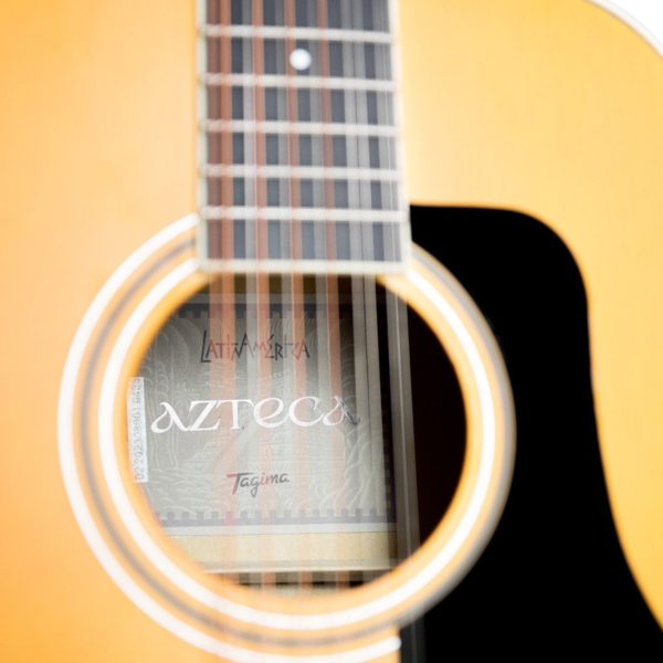 VIOLÃO 12 CORDAS NON-CUTAWAY TAGIMA LATIN AMERICA AZTECA XII NTABS - Image 8