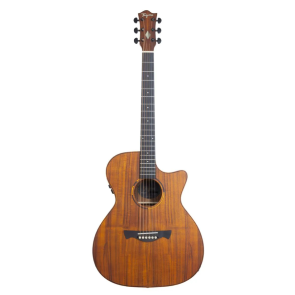 VIOLÃO MEDIUM JUMBO TAGIMA ELEGANCE CUTAWAY KOA SOLARIS NTOP