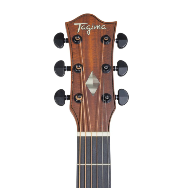 VIOLÃO MEDIUM JUMBO TAGIMA ELEGANCE CUTAWAY KOA SOLARIS NTOP - Image 5