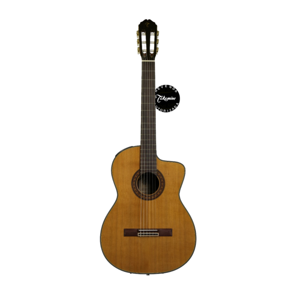 VIOLÃO TAKAMINE JAPONÊS EC132SC NYLON COM SEMI CASE