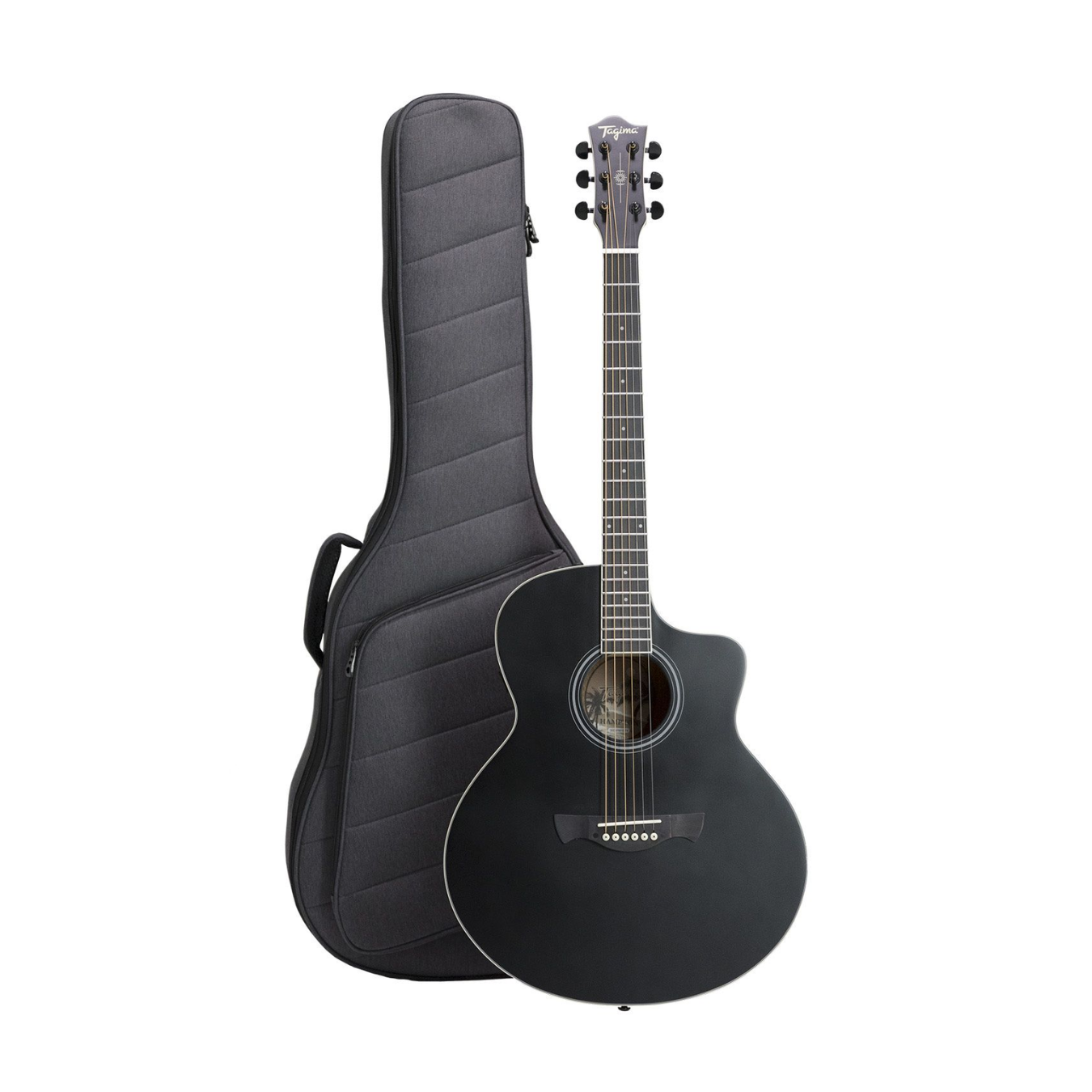 VIOLAO JF CUTWAY SOLID SPRUCE HAMPTON SMART 1 EQ-BKOP GIG BAG TAGIMA.