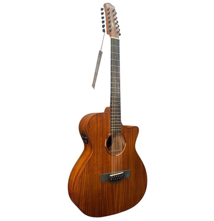 VIOLAO MEDIUM JUMBO CUTAWAY 12 CORDAS EQ ACO ALL KOA SOLARIS XII NTOP TAGIMA