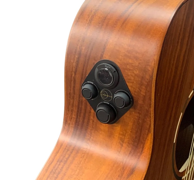 VIOLAO MEDIUM JUMBO CUTAWAY 12 CORDAS EQ ACO ALL KOA SOLARIS XII NTOP TAGIMA - Image 3