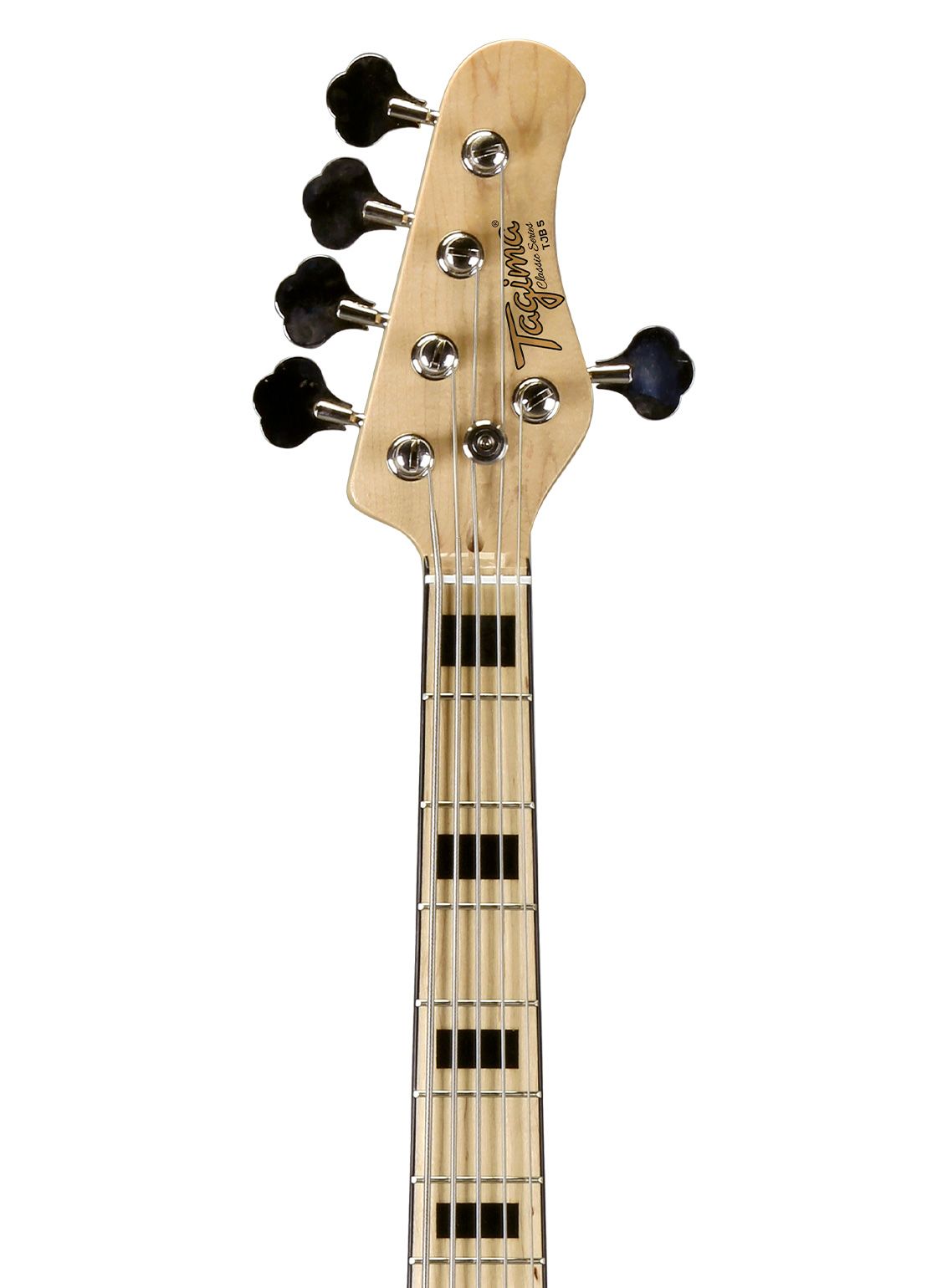 CONTRABAIXO PASSIVO 2S 5C ESCALA CLARA ESCUDO BK TJB-5S BK TAGIMA. - Image 2