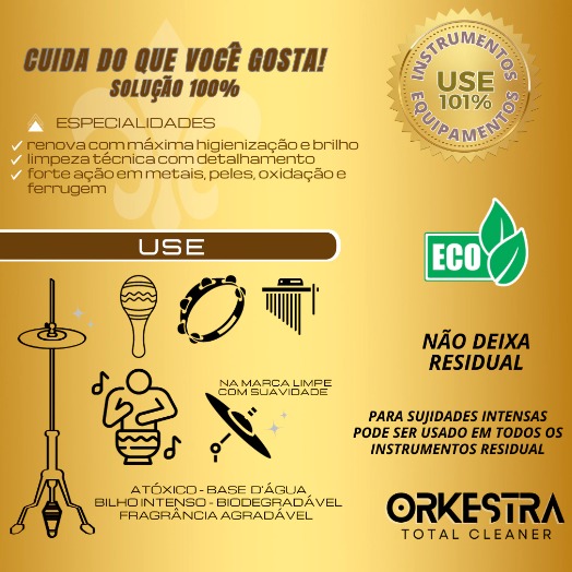 ORKESTRA TOTAL CLEANER PERCUSSÃO LIMPA SECO 120 ML - Image 3