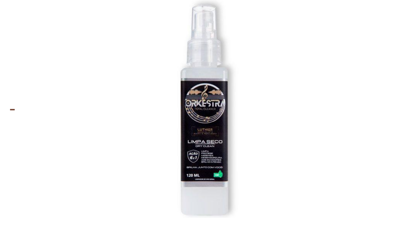 ORKESTRA T. CLEANER - TUDO EM UM - Limpador de instrumentos e euipam.120 ml