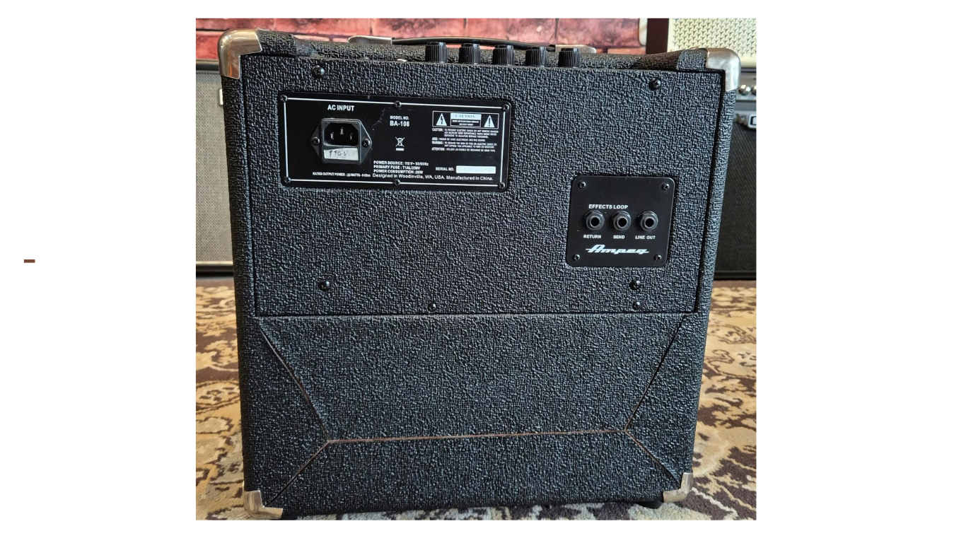 AMPLIFICADOR AMPEG BA-108 / 110V (OUTLET / PONTA DE ESTOQUE). - Image 5