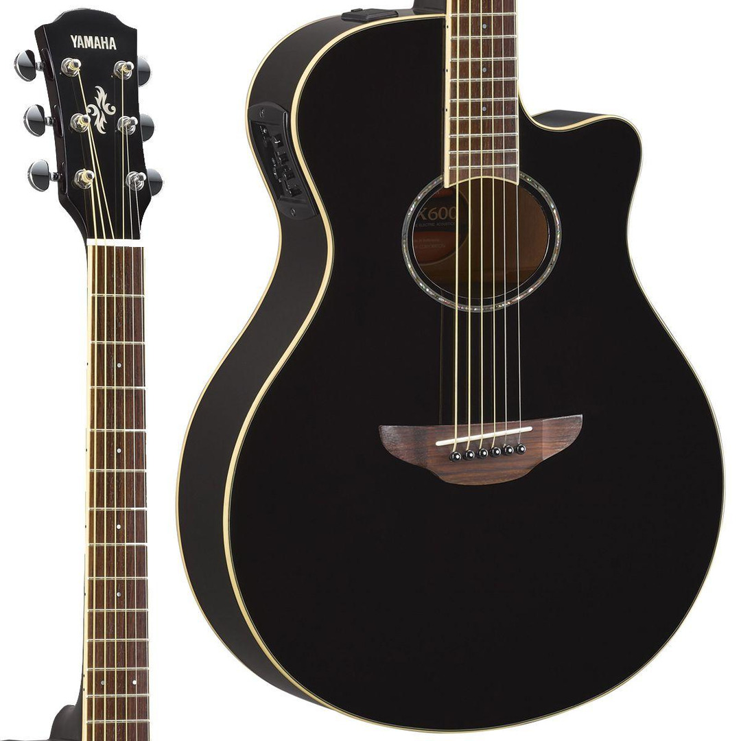Violão eletroacústico Yamaha APX600 preto - Image 4