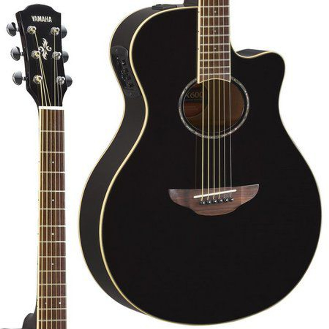 Violão eletroacústico Yamaha APX600 preto - Image 5