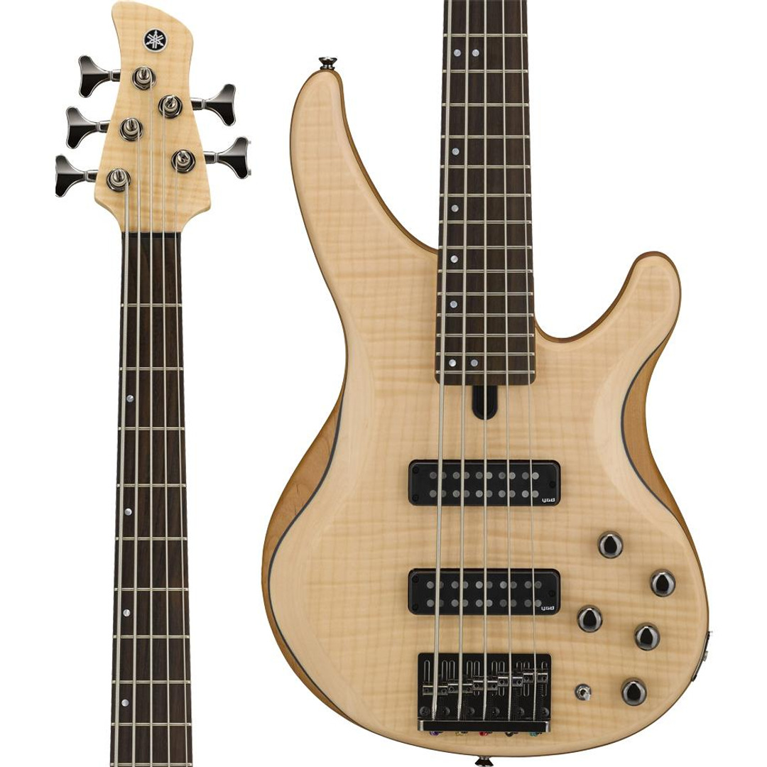 Contrabaixo Elétrico Yamaha TRBX605FM Natural Satin 5 Cordas com EQ Ativo/Passivo - Image 6