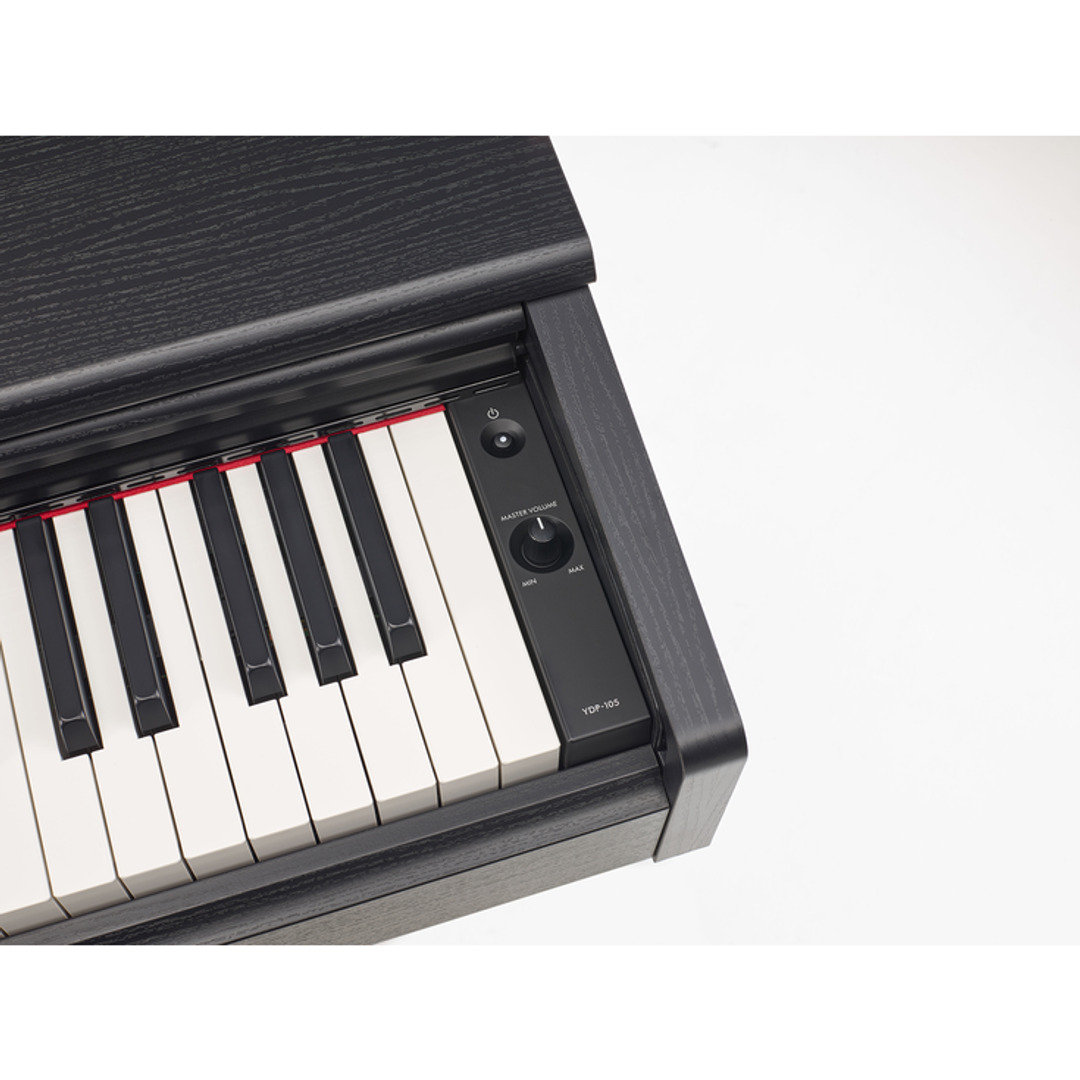 Piano Digital Yamaha YDP-105B Preto com Teclas GHS e 3 Pedais - Image 5