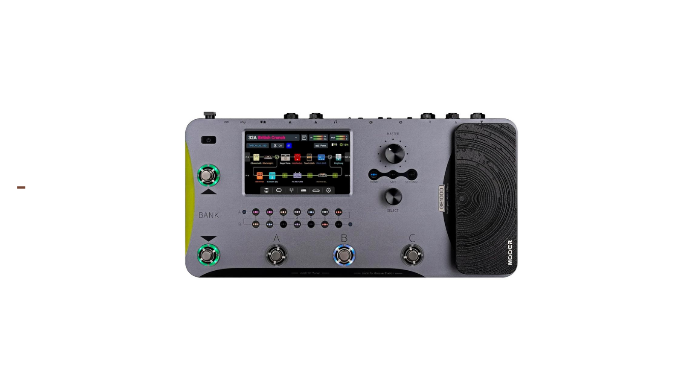 PEDALEIRA MOOER PARA GUITARRA GE1000.